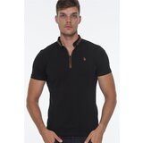 Dewberry T8571 ZIPPER MEN'S T-SHIRT-BLACK Cijene