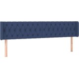  Uzglavlje plavo 183x16x78/88 cm od tkanine | shoptok.hr