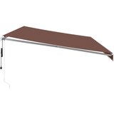 Tenda na automatsko uvlačenje s LED smeđa 600 x 350 cm | shoptok.hr