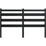  Uzglavlje za krevet crno 206 x 4 x 100 cm od masivne borovine | shoptok.hr