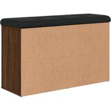  Klupa za cipele smeđa boja hrasta 82x32x50 cm konstruirano drvo | shoptok.hr