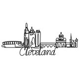 WALLXPERT Zidna dekoracija Cleveland, 120 x 50 x 1,5 cm, Crna | Eponuda.ba