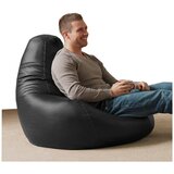 Atelier Del Sofa deri armut - black black bean bag | ePonuda.com