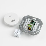  Kliklap - Retro USB utičnica A+C sa okvirom, snežno bela | Eponuda.com