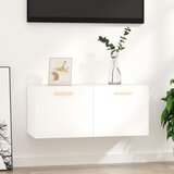  Zidni ormarić bijeli 80 x 35 x 36,5 cm od konstruiranog drva | shoptok.hr