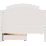 vidaXL Okvir kreveta bez madraca bijeli 90 x 200 cm masivna borovina | shoptok.hr