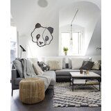 Wallity zidna dekoracija panda, 50 x 50 cm, crna | ePonuda.com