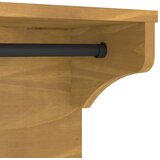  Zidna vješalica za kapute SANDNES 87x30x42 cm puno drvo bor | shoptok.hr