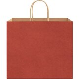  Papirnate vrećice 250 kom s ručkama crvene 32x22x28 cm | shoptok.hr