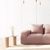 Rodier Rožnata sedežna garnitura iz tkanine bouclé 287 cm Monce – | Shoptok.si