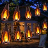 JOOMER 12,2 m solarna LED svetlobna veriga s 15 plameni Cene