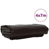 vidaXL Cerada 650g / m² Smeđa 4 x 7 m Platno s PVC premazom | shoptok.hr
