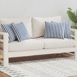  Vrtni jastuci s prugastim uzorkom 4 kom 45 x 45 cm mornarsko plavi | Eponuda.ba