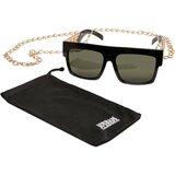 Urban Classics Zakynthos Sunglasses with Chain - Black | shoptok.hr