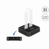 Delock Čitalec in presnemovalec diskov USB 3.2 Gen2 Tip C za M.2 SATA SSD 63334