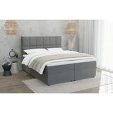 Ropez Siva oblazinjena zakonska postelja s prostorom za shranjevanje 140x200 cm Flip – | Shoptok.si