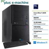 PCPLUS Namizni računalnik PCPLUS e-machine, Core Ultra 7 265K, 32 GB RAM, 1 TB SSD, W11P, + tipkovnica in miška, (5000116220) | Shoptok.si