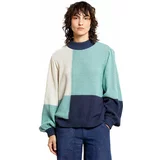 DEDICATED. Sweater Knitted Rutbo Blocks Green