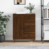 vidaXL Komoda rjavi hrast 69,5x34x90 cm inženirski les Cene
