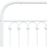  Metalno uzglavlje bijelo 160 cm | shoptok.hr
