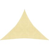 vidaXL Senčno jadro 160 g/m² bež 3x3x3 m HDPE Cene