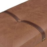 vidaXL taburei za pohranu 3 kom smeđi od umjetne kože | shoptok.hr