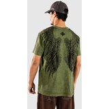 Affliction Alpha Strike T-shirt military green heavy lava | Shoptok.si