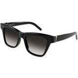 Saint Laurent SLM106 002 ONE SIZE (52) Črna/Siva Cene