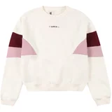 Garcia Sweater majica ljubičasto crvena / pastelno ljubičasta / crna / prljavo bijela