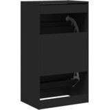 Ormarić za cipele s 2 preklopne ladice crni 60 x 42 x 108 cm | Eponuda.ba