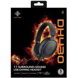 DELTACO GAMING Slušalice s mikrofonom 7.1 Surround, spominska pena, RGB, USB, ČRNE | Shoptok.si