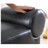 Atelier Del Sofa Rohin Deri Puf - Black Black Pouffe | Eponuda.ba