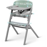 Kinderkraft hranilica LIVY roza + njihaljka CALMEE, siva | shoptok.hr