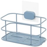 Compactor Svijetlo plava metalna samoljepljiva kupaonska polica Grena – | shoptok.hr