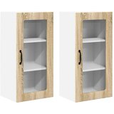  Zidni kuhinjski ormarić 2 pcs Sonoma hrast 40 x 31 x 80 cm | shoptok.hr
