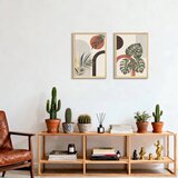 FAJERMINTART komplet 2 stenskih slik na platnu 120 × 60 cm | Shoptok.si