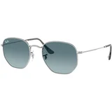 Ray-ban Hexagonal RB3548N 003/3M M (51) Srebrna/Zelena