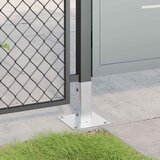  Postolja za stupove kvadratna 12 kom 46x46 mm pocinčani čelik | shoptok.hr