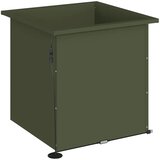  Vrtna posuda za sadnju s LED svjetlom Maslinastozelena - Maslinastozelena 50 x 50 x 48 cm 1 | shoptok.hr