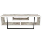 HANNAH HOME TV komoda Asal 120, 120x40,2x35,2 cm, Bijelo-Crna | Eponuda.ba