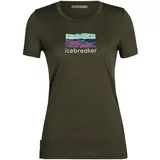 ICEBREAKER Tech Lite II SS Tee Trailhead Loden Women's T-Shirt