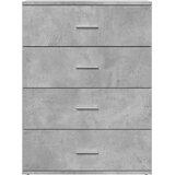  Komoda 2 kom siva boja betona 60x39x80 cm od konstruiranog drva | Eponuda.com