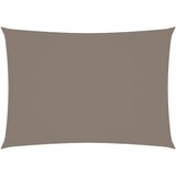 vidaXL senčno jadro oksford blago pravokotno 2,5x4 m taupe Cene