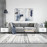  Stolići za kavu 2 kom bijeli 50x50x40 cm od konstruiranog drva Cene