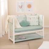Roba Bela obposteljna zibelka z nastavljivo višino 90x45 cm Woodland Buddies – | Shoptok.si