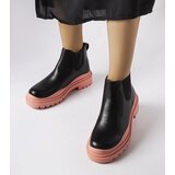 Gemre Black ankle boots on a colorful platform Marinone | Shoptok.si