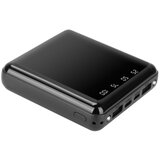  Power Bank Mirror LED Digital Display 10.000 mAh DC 5V/ 2.1A crni | Eponuda.com