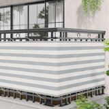  Balcony ekran Svijetlo siva i bijela. 100 x 700 cm | shoptok.hr