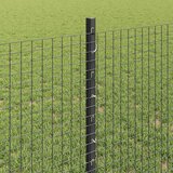  Zatvorena žičana ograda s postovima 100 x 0,8 m Siva Mreža | Eponuda.com