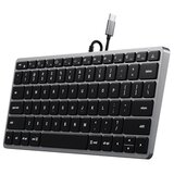 Satechi Žična tipkovnica Slim W1 USB-C BACKLIT, ZDA, vesoljsko siva | Shoptok.si